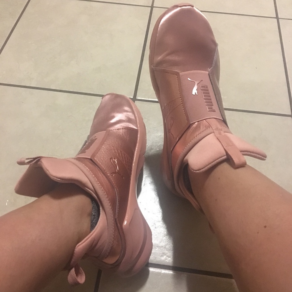 Size 9.5 Cooper Rose Gold Puma Shoes No box